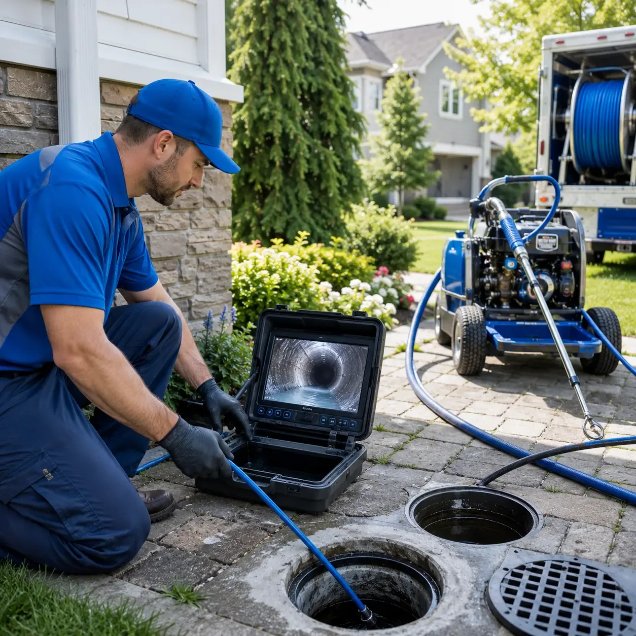 Outdoor drain cleaning professionals serving Sainte Marie, IL