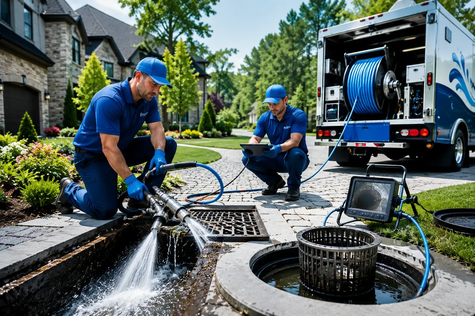 Local outdoor drain cleaning professionals in Sainte Marie, IL